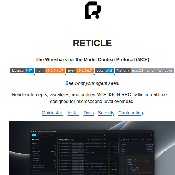 Soth Ai Mcp Reticle screenshot