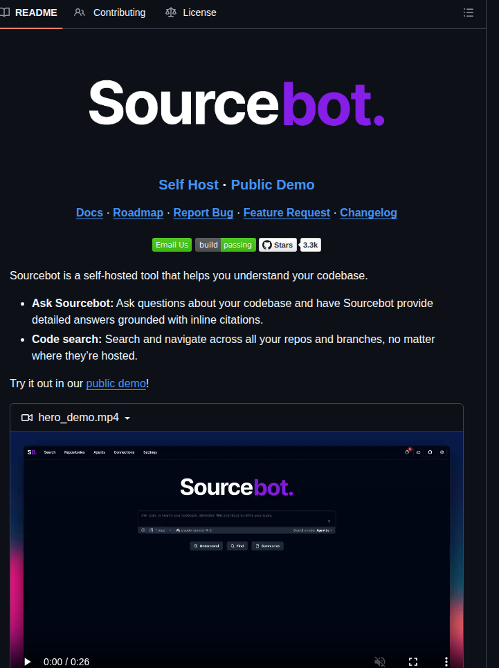 Sourcebot Dev Sourcebot screenshot