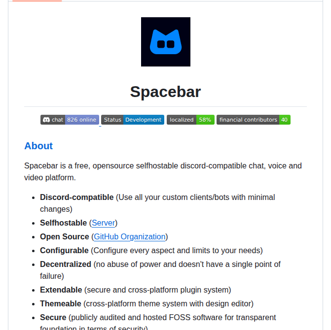 Spacebarchat Spacebarchat screenshot