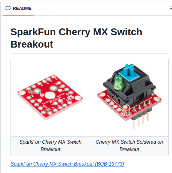 Sparkfun Cherry_mx_switch_breakout screenshot
