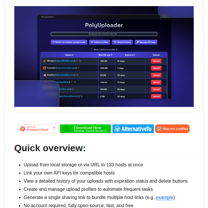 Spel987 Polyuploader screenshot