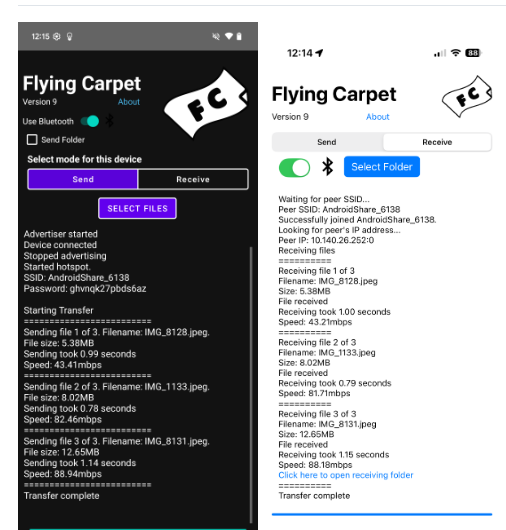 Spieglt Flyingcarpet screenshot