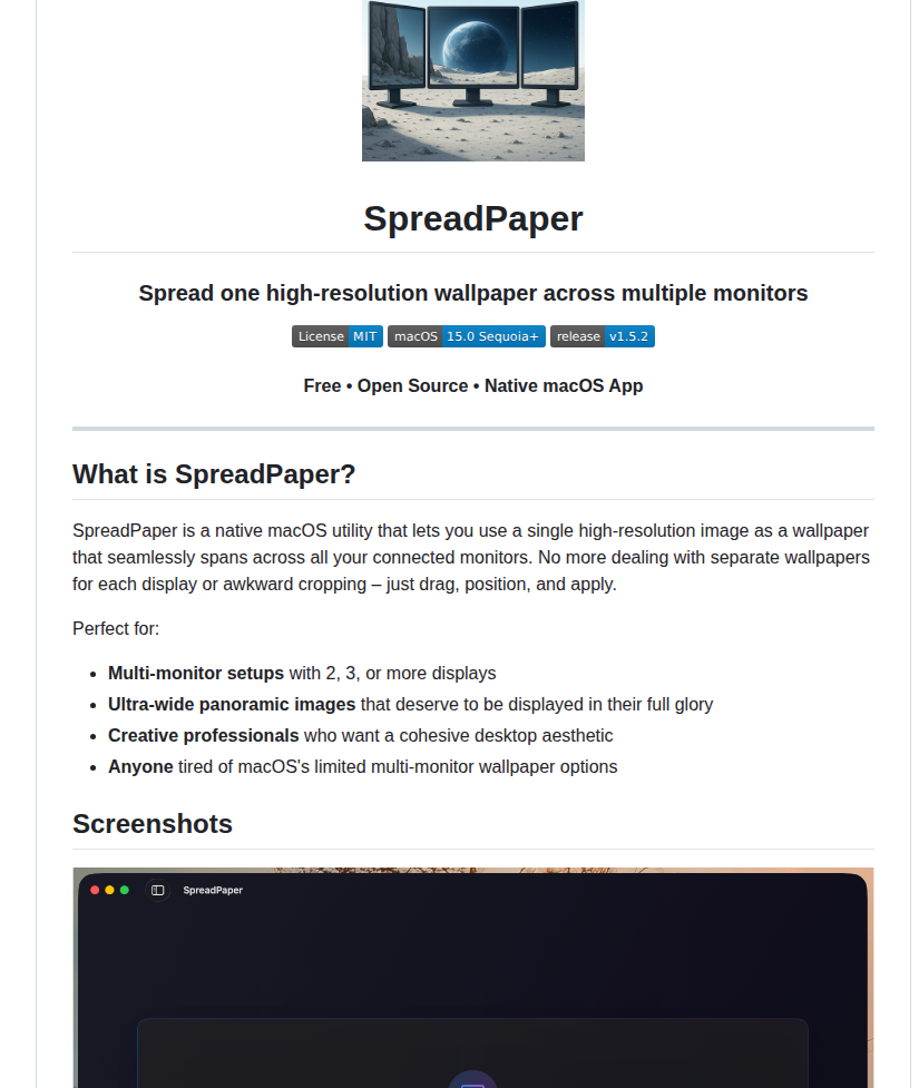Spreadpaper Spreadpaper screenshot
