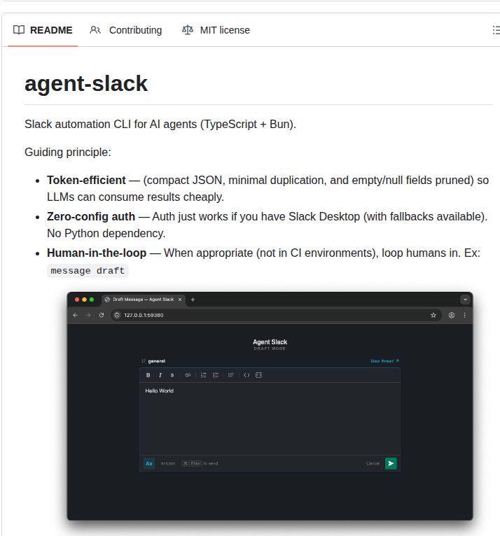 Stablyai Agent Slack screenshot