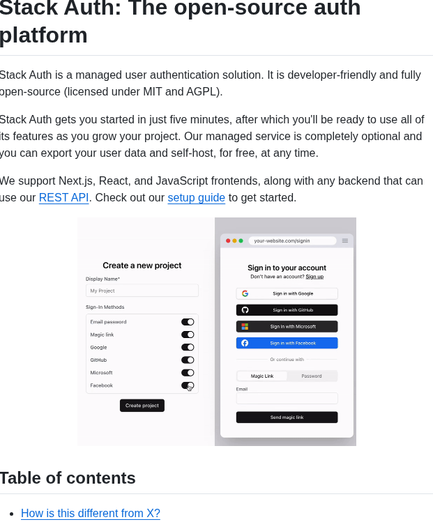 Stack Auth Stack Auth screenshot