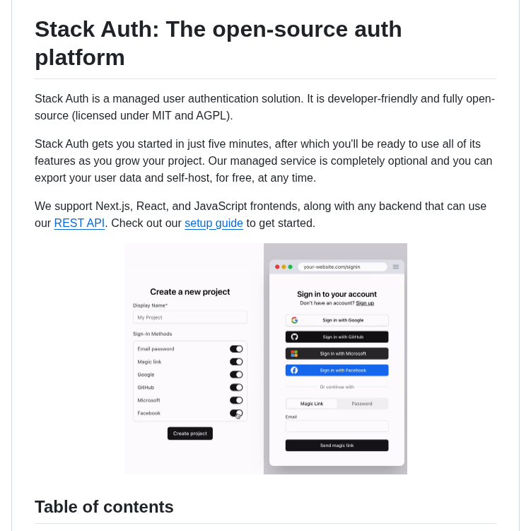 Stack Auth Stack Auth screenshot