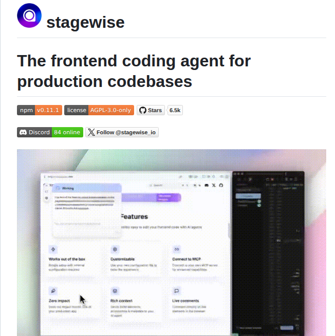 Stagewise Io Stagewise screenshot