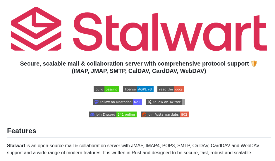 Stalwartlabs Stalwart screenshot