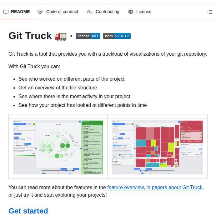 Standardgalactic Git Truck screenshot
