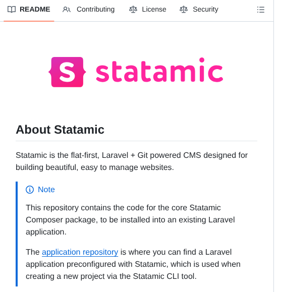 Statamic Cms screenshot