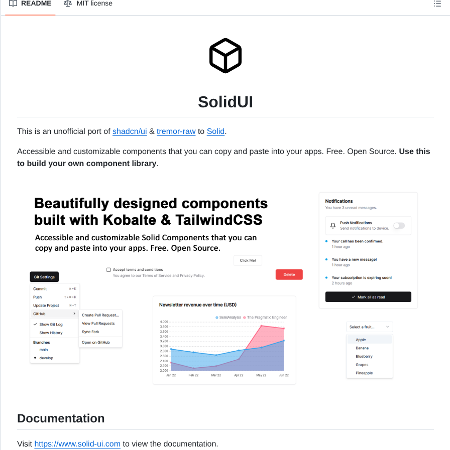 Stefan Karger Solid Ui screenshot