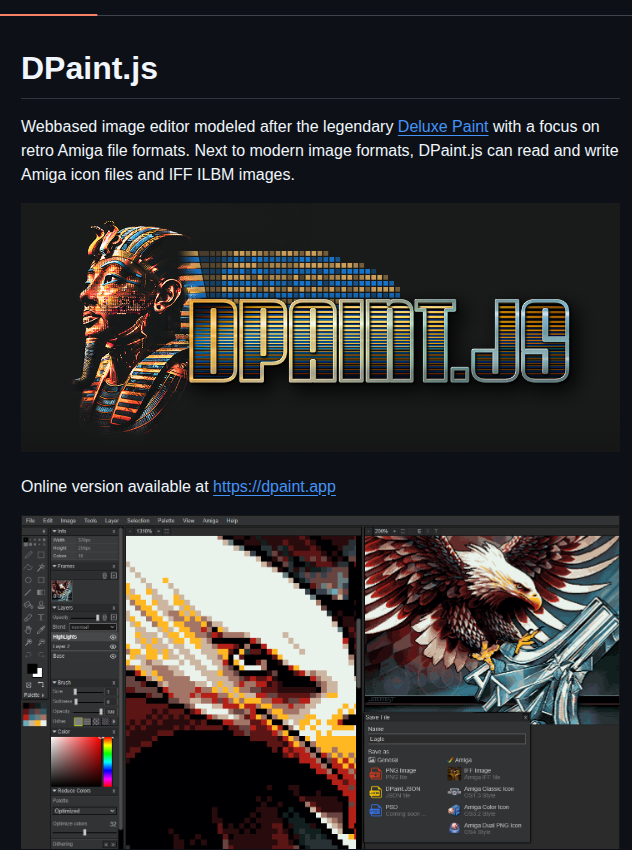 Steffest Dpaint Js screenshot
