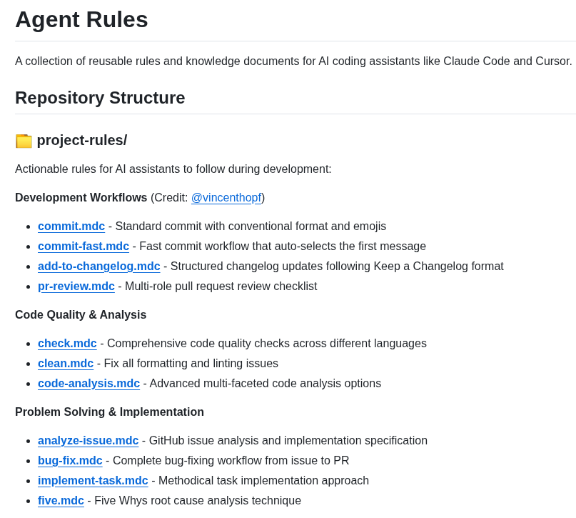 Steipete Agent Rules screenshot