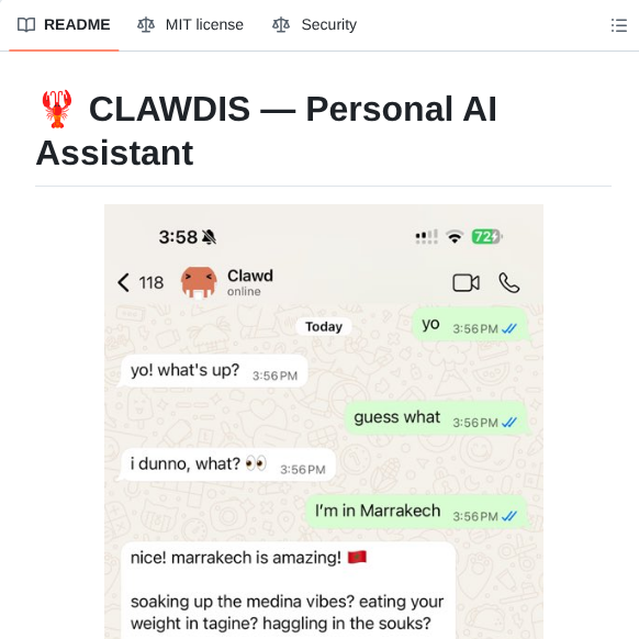 Steipete Clawdis screenshot