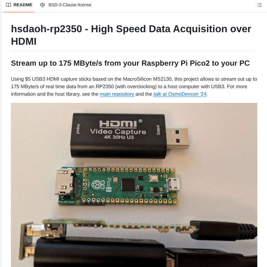 Steve M Hsdaoh Rp2350 screenshot