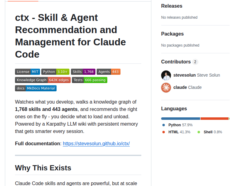 Stevesolun Ctx screenshot