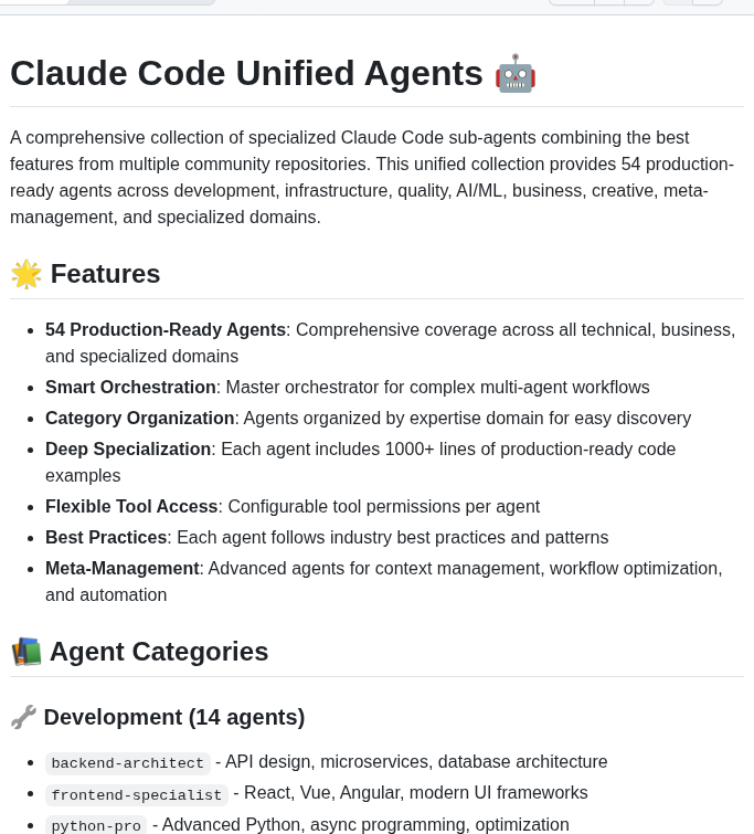 Stretchcloud Claude Code Unified Agents screenshot