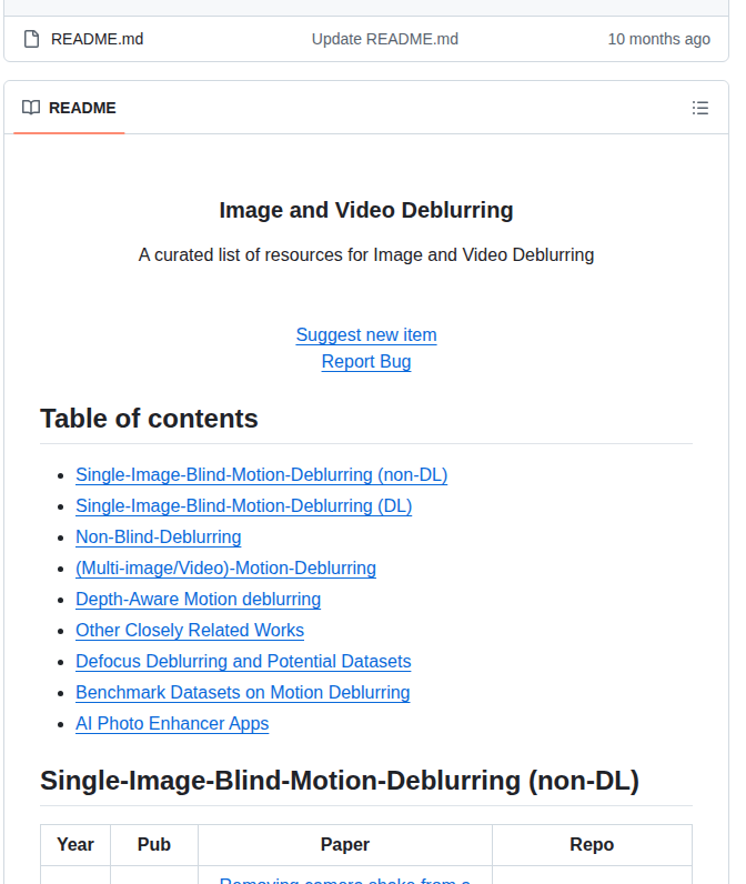 Subeeshvasu Awesome Deblurring screenshot