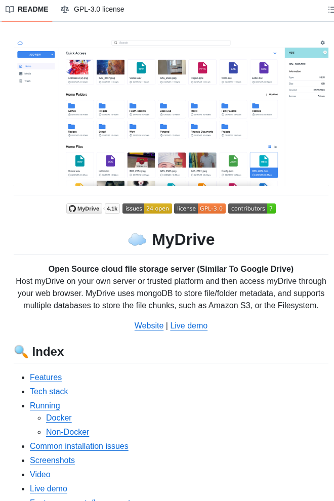 Subnub Mydrive screenshot