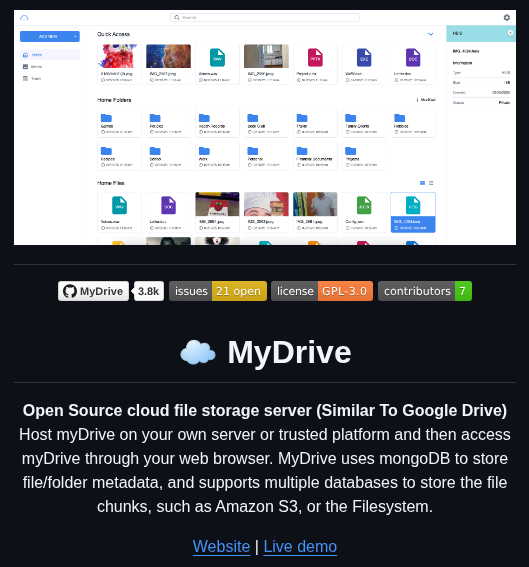 Subnub Mydrive screenshot