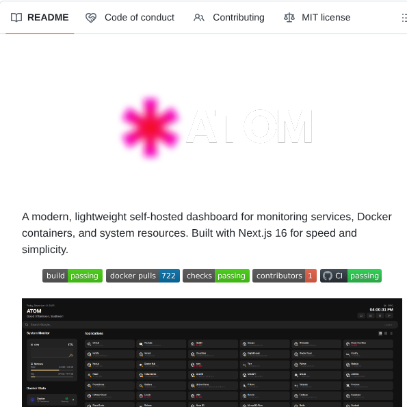 Sudheerbhuvana Atom Homepage screenshot