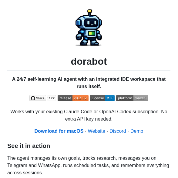 Suitedaces Dorabot screenshot