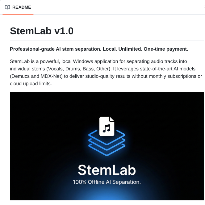 Sunsetsacoustic Stemlab screenshot
