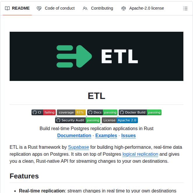 Supabase Etl screenshot