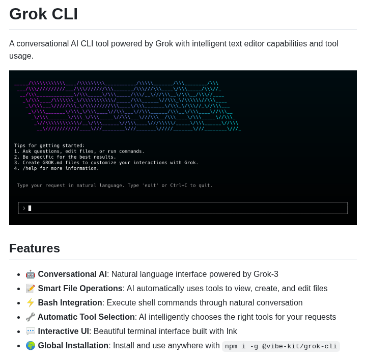 Superagent Ai Grok Cli screenshot
