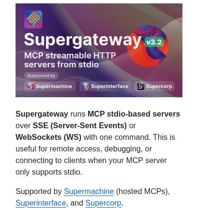 Supercorp Ai Supergateway screenshot