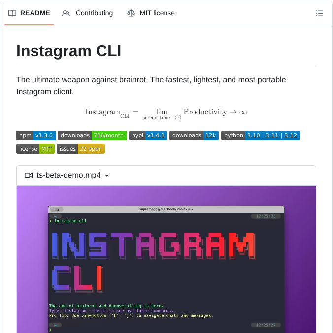 Supreme Gg Gg Instagram Cli screenshot