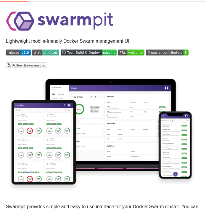 Swarmpit Swarmpit screenshot