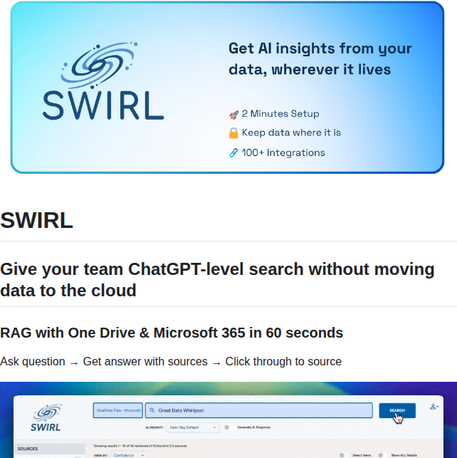 Swirlai Swirl Search screenshot