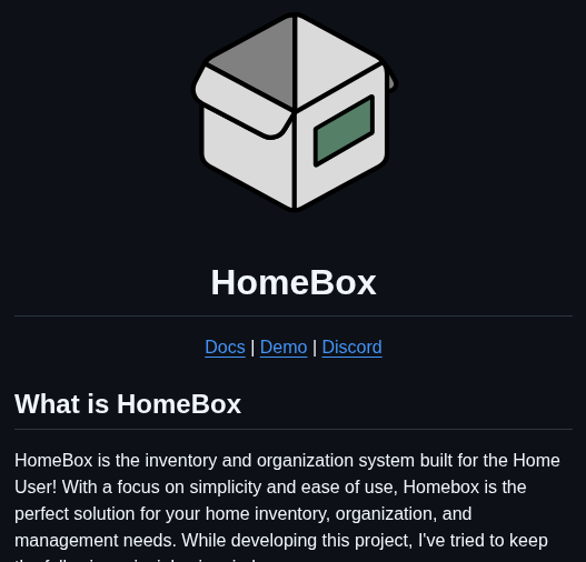 Sysadminsmedia Homebox screenshot