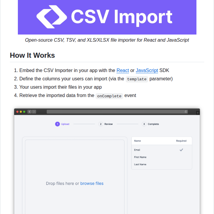 Tableflowhq Csv Import screenshot