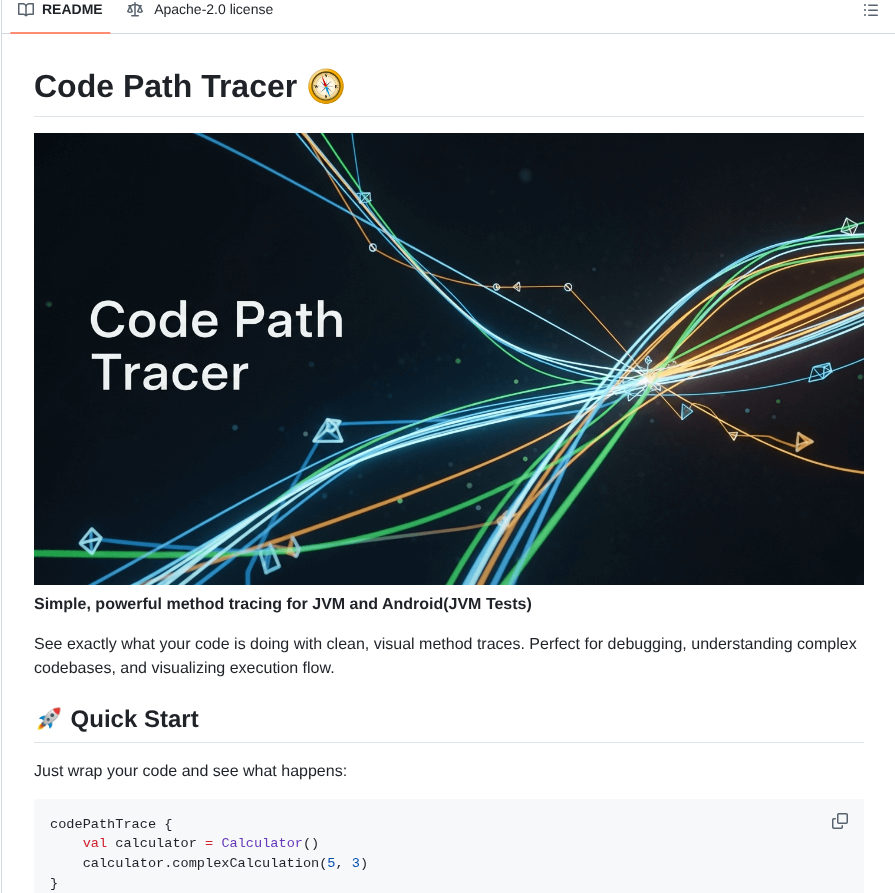Takahirom Code Path Tracer screenshot