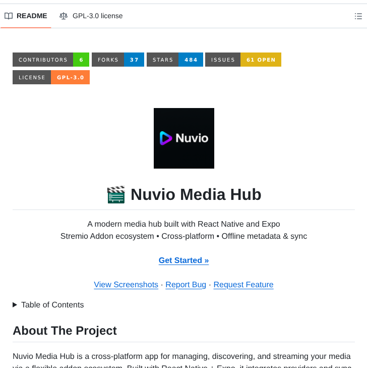 Tapframe Nuviostreaming screenshot