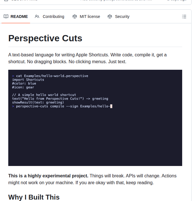 Taylorarndt Perspective Cuts screenshot
