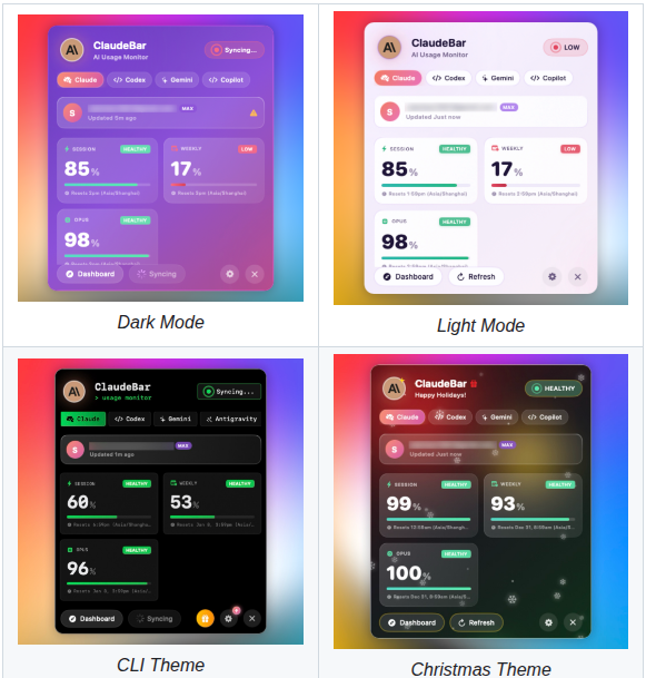 Tddworks Claudebar screenshot