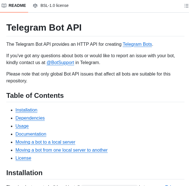 Tdlib Telegram Bot Api screenshot