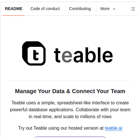Teableio Teable screenshot