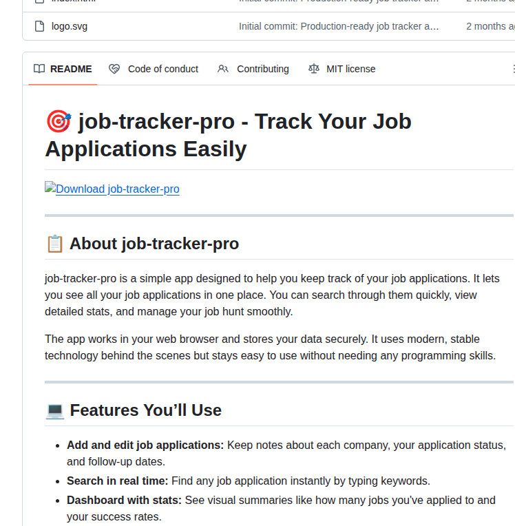 Techflow Oficial Job Tracker Pro screenshot
