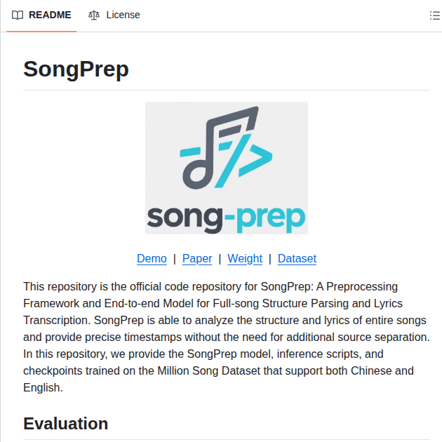 Tencent Ailab Songprep screenshot