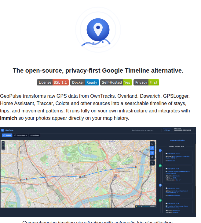 Tess1o Geopulse screenshot