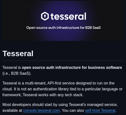 Tesseral Labs Tesseral screenshot