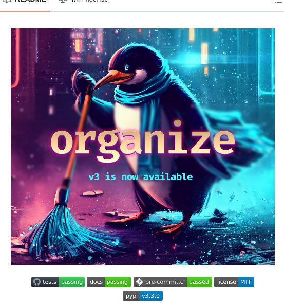 Tfeldmann Organize screenshot