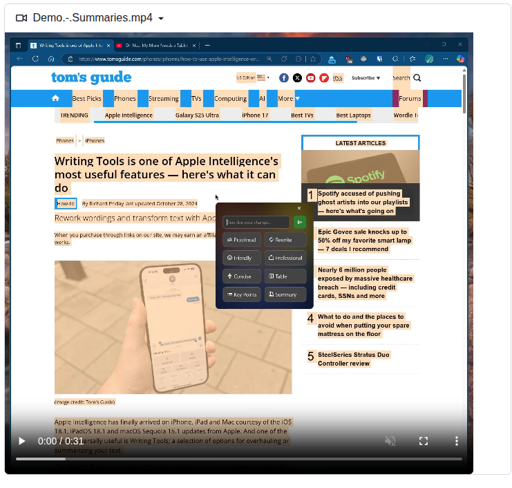 Thejaytea Writingtools screenshot