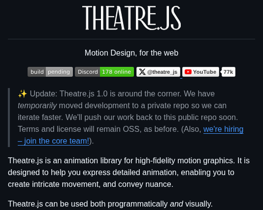 Theatre Js Theatre screenshot