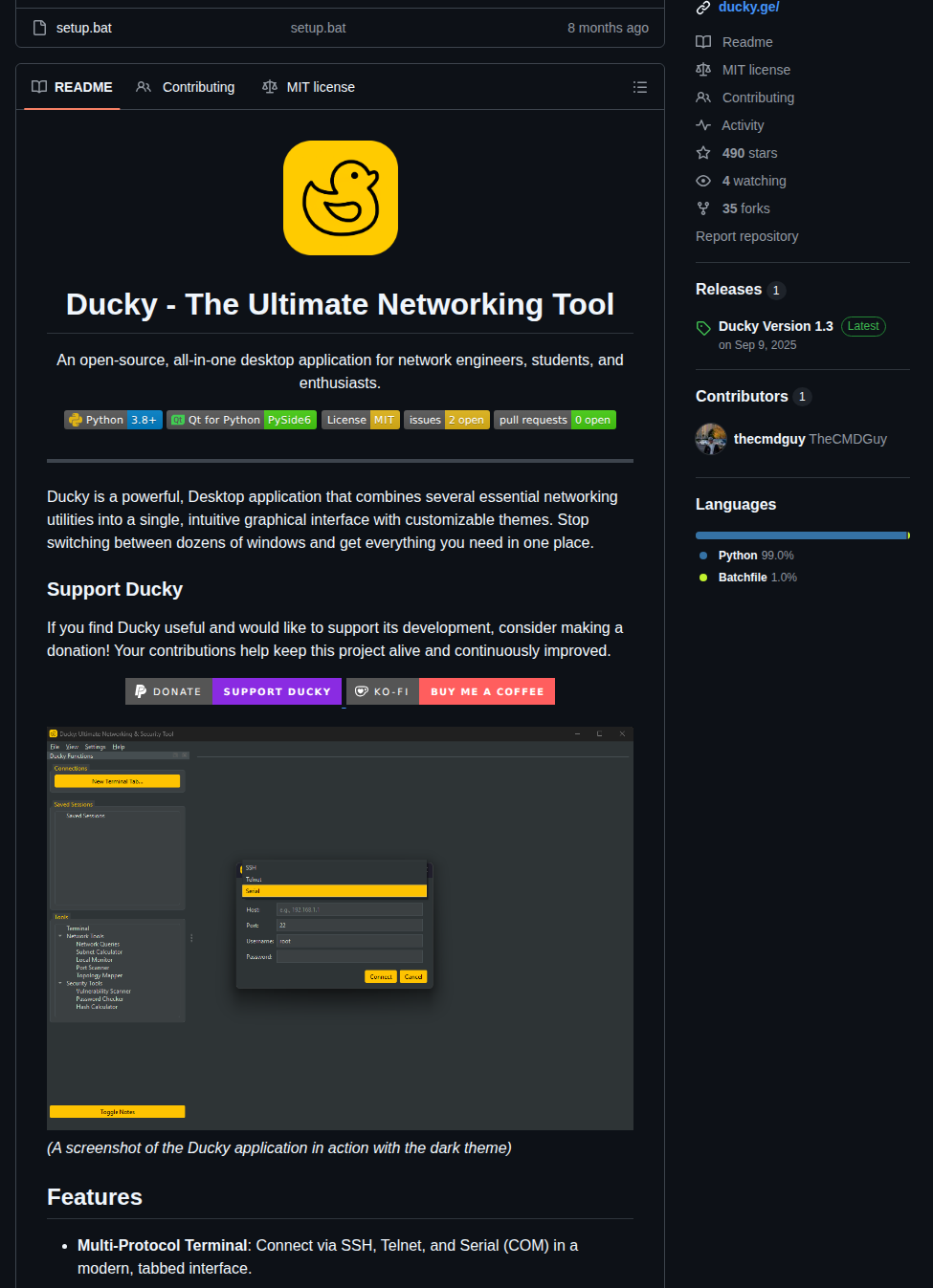 Thecmdguy Ducky screenshot