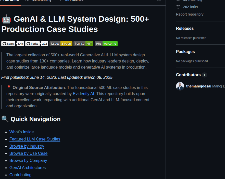 Themanojdesai Genai Llm Ml Case Studies screenshot
